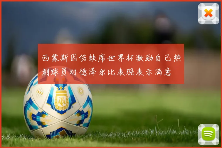 西蒙斯因伤缺席世界杯激励自己热刺球员对德泽尔比表现表示满意